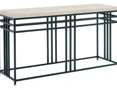Buffet on high legs, Geometric Console Table - Andrew Martin