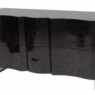 The Godolfin Of Drawers Black Gloss Sideboard