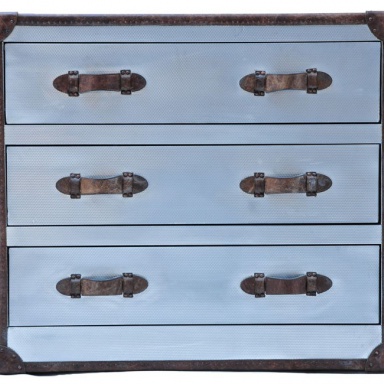 Dresser Chest Of Drawers Howard Steel Vintage Leather