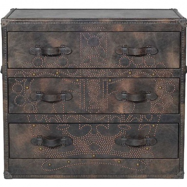 The Howard chest of drawers Crown Studded Fudge Chest of Drawers