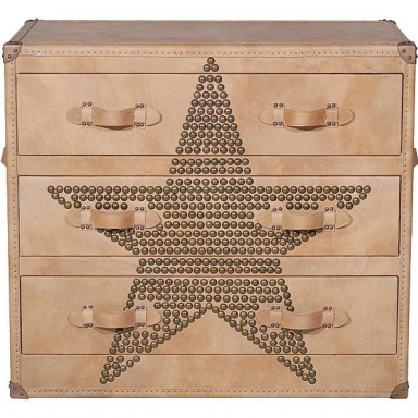 A chest of drawers Star Studded Parchment Howard Chest of Drawers