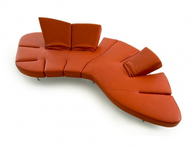 A pull-out sofa in a modern style, Edra