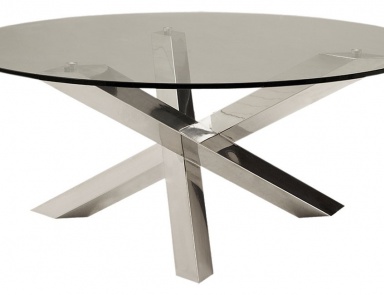 Table with round top, Larkin Dining Table - Andrew Martin