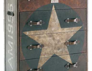 Commode with hinged lid, Star Chest of Drawers - Andrew Martin