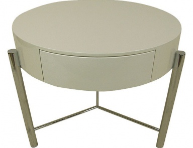 Table with metal legs, Wight Bedside Table - Andrew Martin