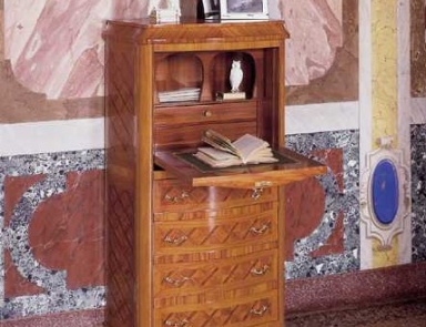 Secretaire from solid wood, Ezio Bellotti