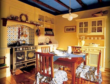 Set for the kitchen made of solid wood Faoma Luxury