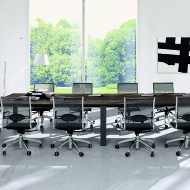 The conference table