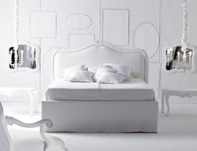 Double bed from the collection of the Nuova Falegnameria, Lando