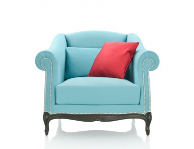 Chair with rounded handles, Moli - JNL