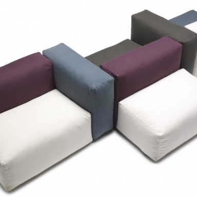 Modular system of seats Oblong