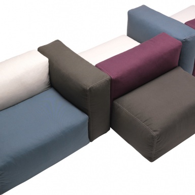 Modular system of seats Oblong