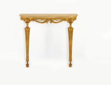 Console solid wood high legs, Chelini