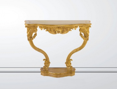 The console is made of solid wood, Chelini