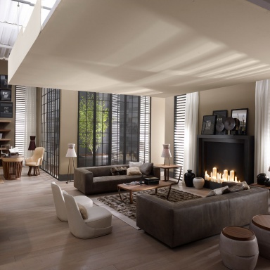 The four-seater sofa Boss