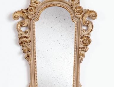 Wall mirror in carved frame, Chelini