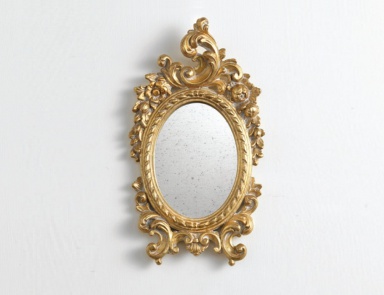 Wall mirror in carved gilded frame, Chelini