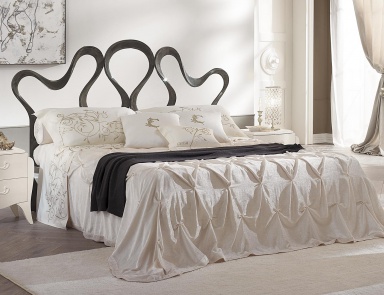 Double bed with high headboard Nastro, Cantori