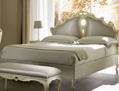 Double bed Sissi imbottito, Cantori