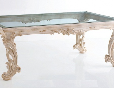 Coffee table with glass top, Chelini