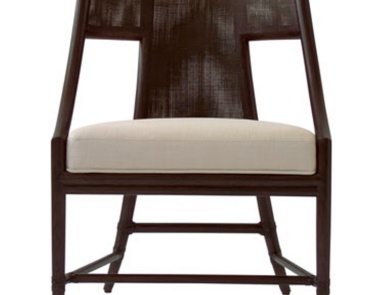 Chair with high back, Barbara Barry