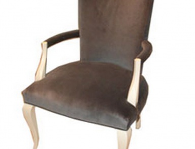 Chair with armrests, Barbara Barry