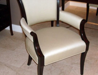 Chair with armrests, Barbara Barry