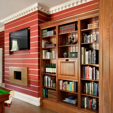 A billiard room (the billiard room for headsets)