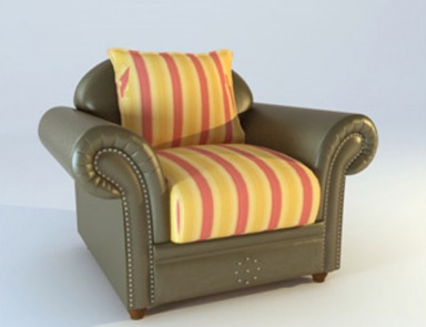 Leather chair, Barbara Barry