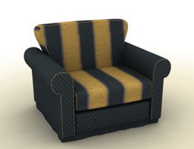 A chair with a high back, Tiffany - Barbara Barry