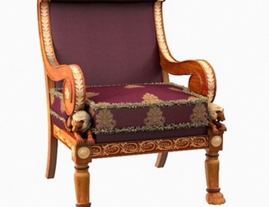 The high-backed chair, Barbara Barry