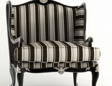 Armchair with shaped back, Barbara Barry