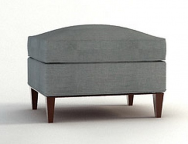 Stool on wooden legs, Barbara Barry