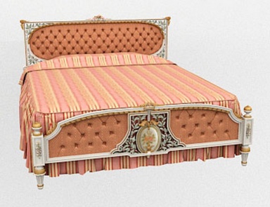 The bed is king size, Barbara Barry