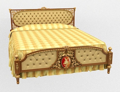 The bed is king size, Barbara Barry