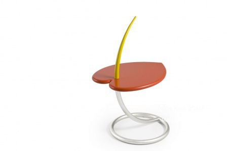A coffee table on a metal frame Anthurium, Edra