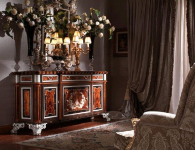 Cabinet on figured legs, Armando Rho