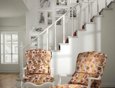 Chair with armrests Mediterraneo, Angelo Cappellini