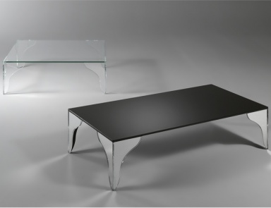 Glass coffee table'amis Louis, Reflex Angelo