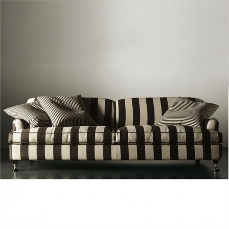 Three-seater sofa on a frame of wood Harrison, Meridiani