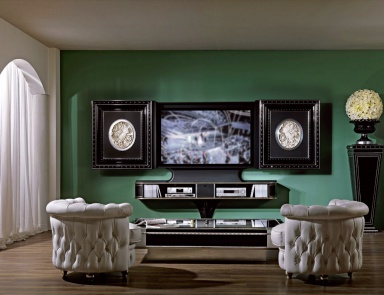 The panel under the TV Sliding Home Cinema, Vismara