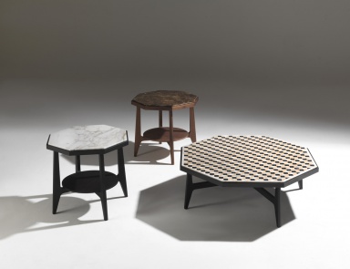 Marrakesh coffee table made of wood, Porada