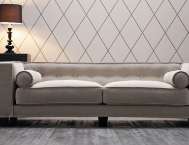 A sofa with a square back Igor ,Opera Contemporary