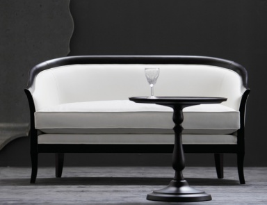 Sofa with curved backrest Marta, Opera Contemporary