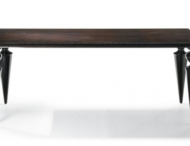 Table with wooden top, Gran Canal - Reflex Angelo