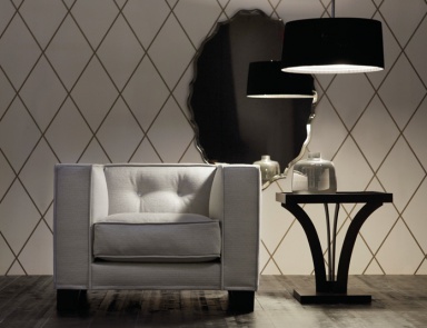 Armchair with square back Igor, Opera Contemporary