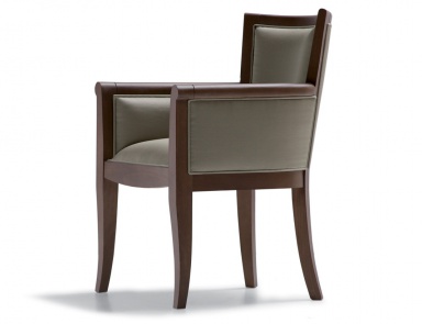 Chair with fabric upholstery Contemporary Opera