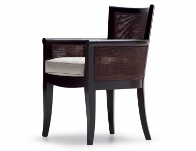 Armchair with removable seat cushion Contemporary Opera