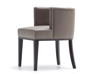 Chair with round backrest Contemporary Opera