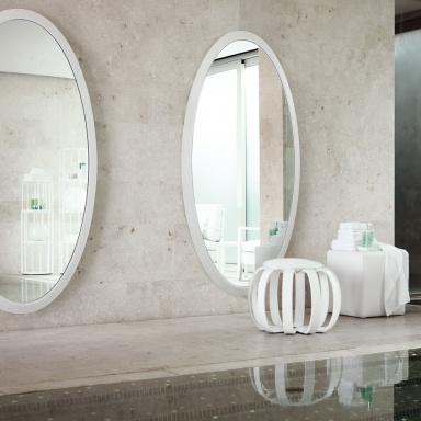 The Four Seasons ovale mirror